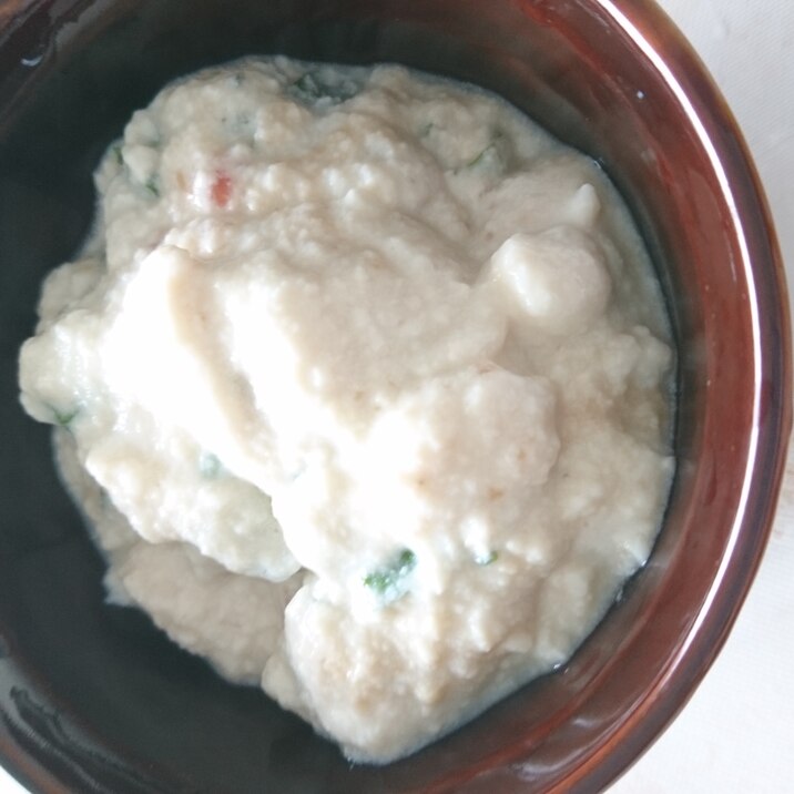 豆腐とオクラの混ぜもの